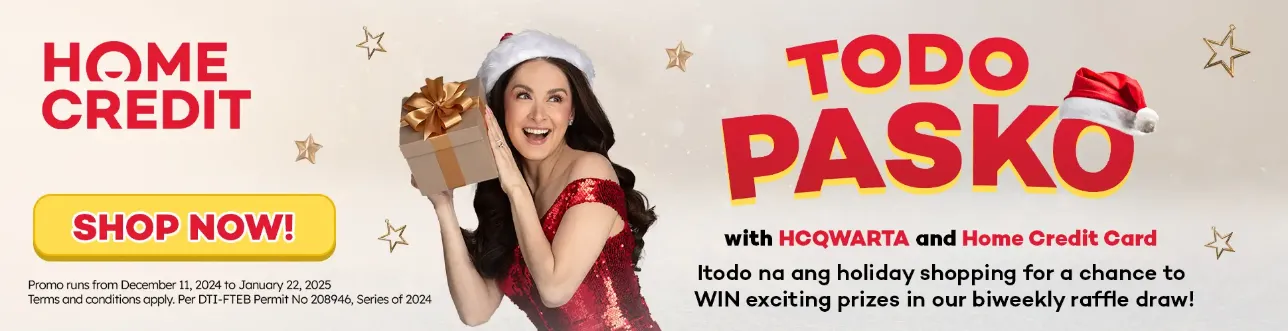 Home Credit Card and HCQWARTA Holiday Raffle