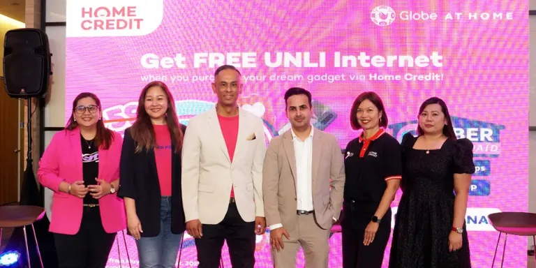 home credit partners with globe at home
