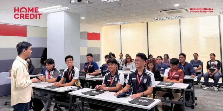 Contract signing with 15 Home Credit scholars from Batangas State University - NEU
