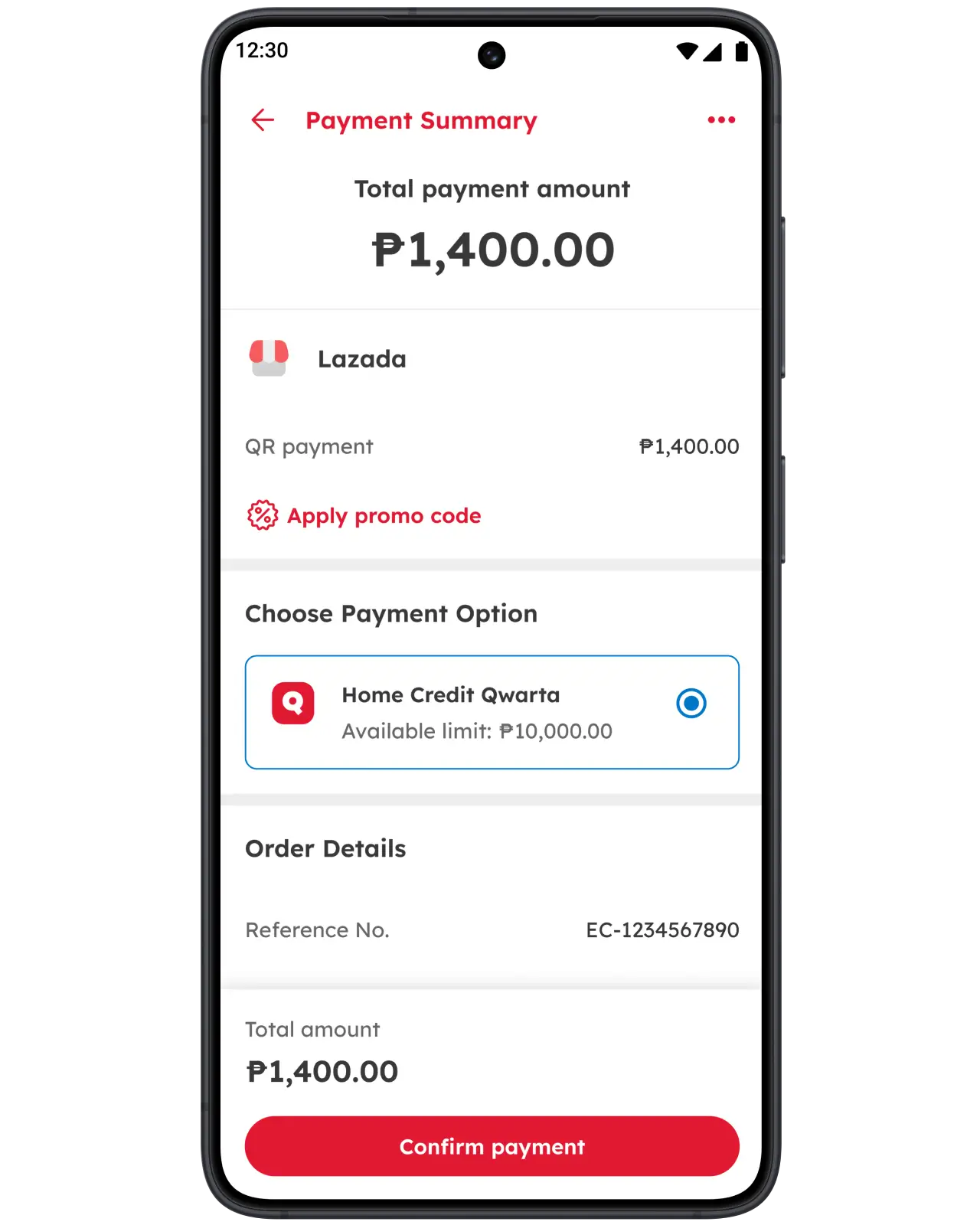 Pay with Qwarta