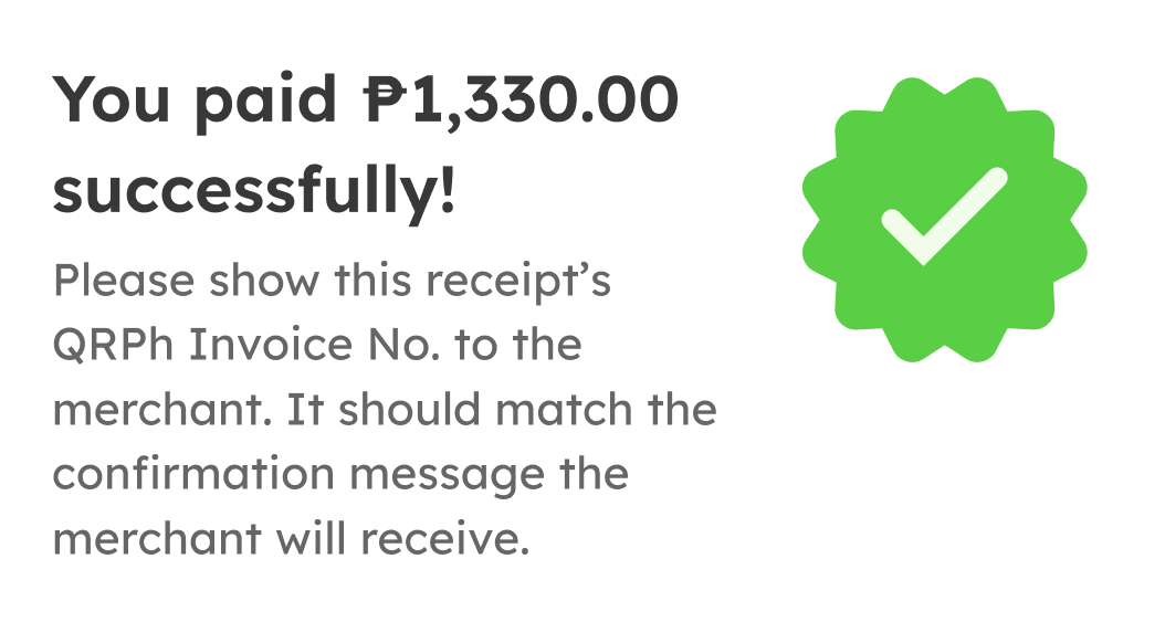 Success payment to Lazada